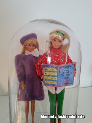 Barbie unter der Glocke Winterstimmung