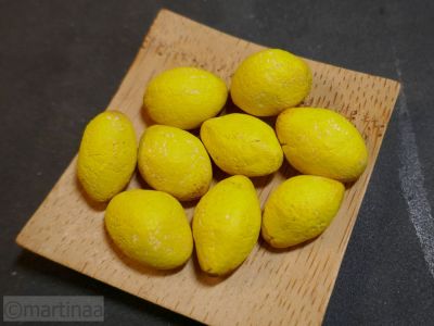 Salzteig Zitronen